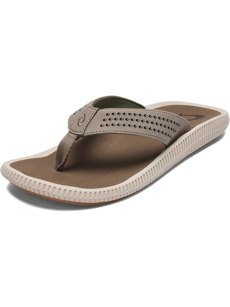 Men's Clay Mustang Resistant Flip Flops Arch Support Comfort Fit Sandal Shoes